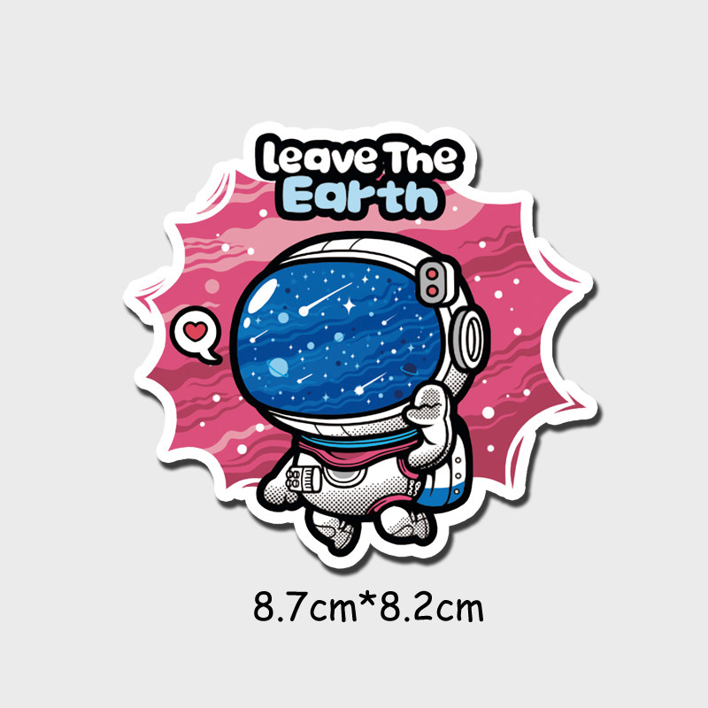 nasa航天飞机宇航员笔记本电脑行李箱贴纸ipad平板macbook防水笔记本