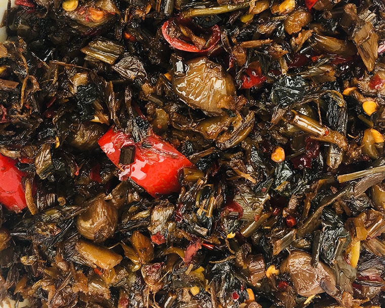 湖南湘西特产胡葱酸500克坛子腌制下饭饭菜微辣腌制