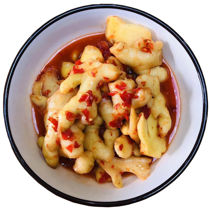 湖南湘西特产500g老姜泡姜泡椒四川泡菜酸辣腌制