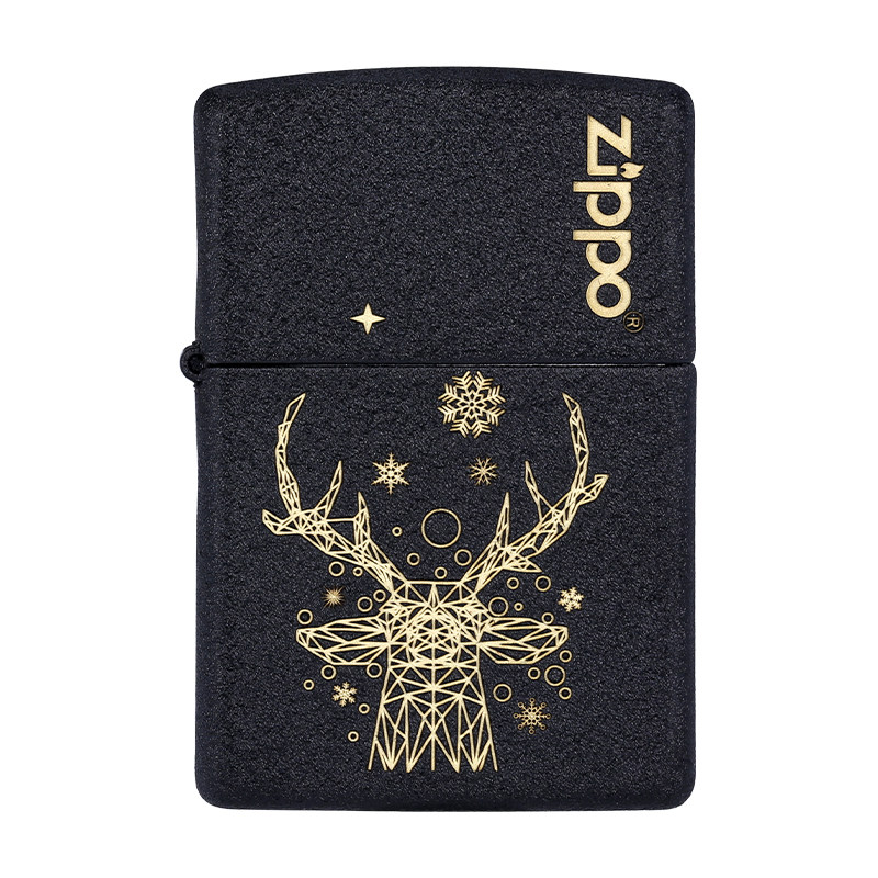 zippo打火机正版原装裂漆一鹿有你个性定制情人节礼盒zippo