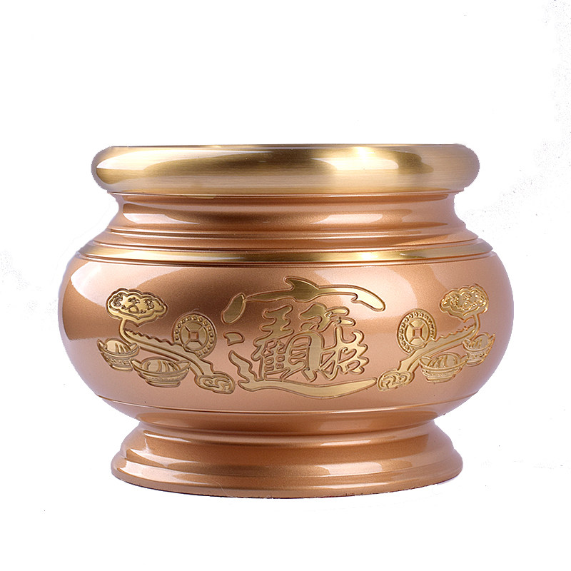 香炉佛具纯铜刻字供佛前插香立香檀佛堂寺庙香薰炉
