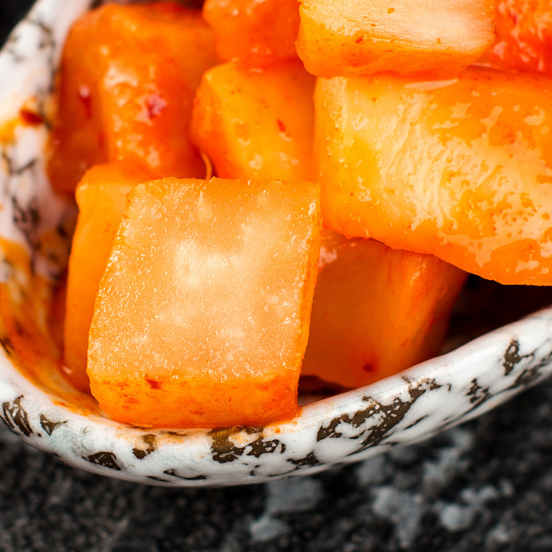 韩式萝卜咸菜酱菜风味腌制泡菜干下饭菜酸甜腌制