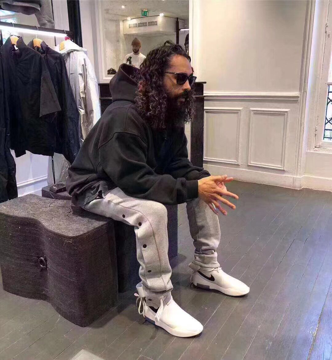 fearofgodfog六季主线亨利黑色jerry同款卫衣