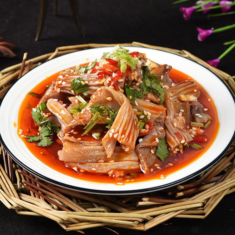 益旺麻辣脆肠250g40包整箱鸭肠酒店特色成品包装即食肠类