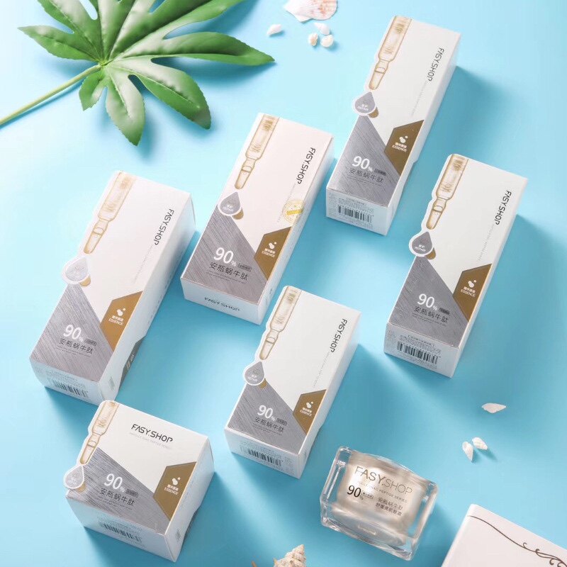 霏思小铺安瓶蜗牛肽护肤品五件套装补水保湿乳洁面膏bb眼霜柔肤水