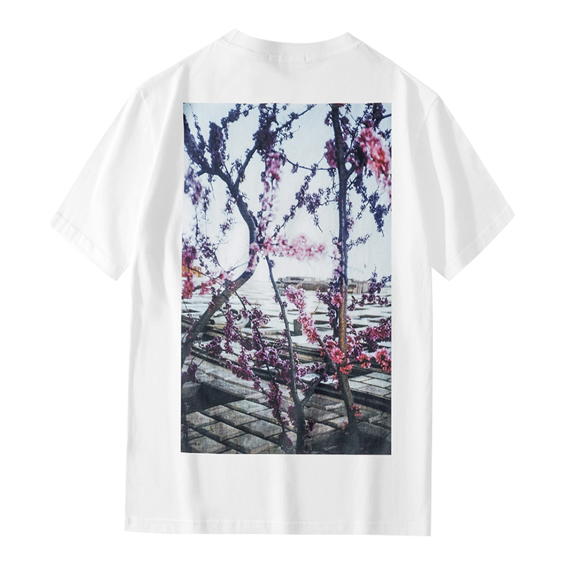 fog花卉短袖fear of god essentials相片复线男女情侣