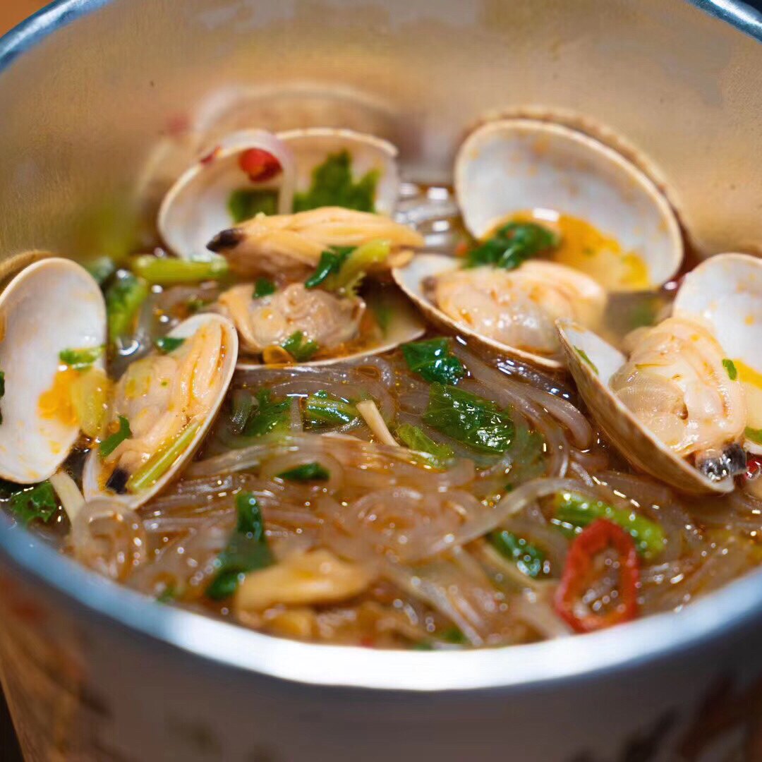 网红龙门锡纸花甲粉丝速食花蛤金针菇红薯薯粉螺蛳粉