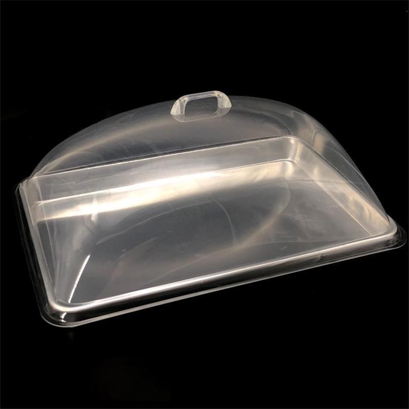 烤盘盖子透明餐盖餐盘罩卤菜店熟食罩子pvc保鲜盖