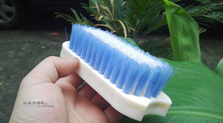 衣刷质感包邮日本防滑洗衣易握月硬背塑料衣物刷