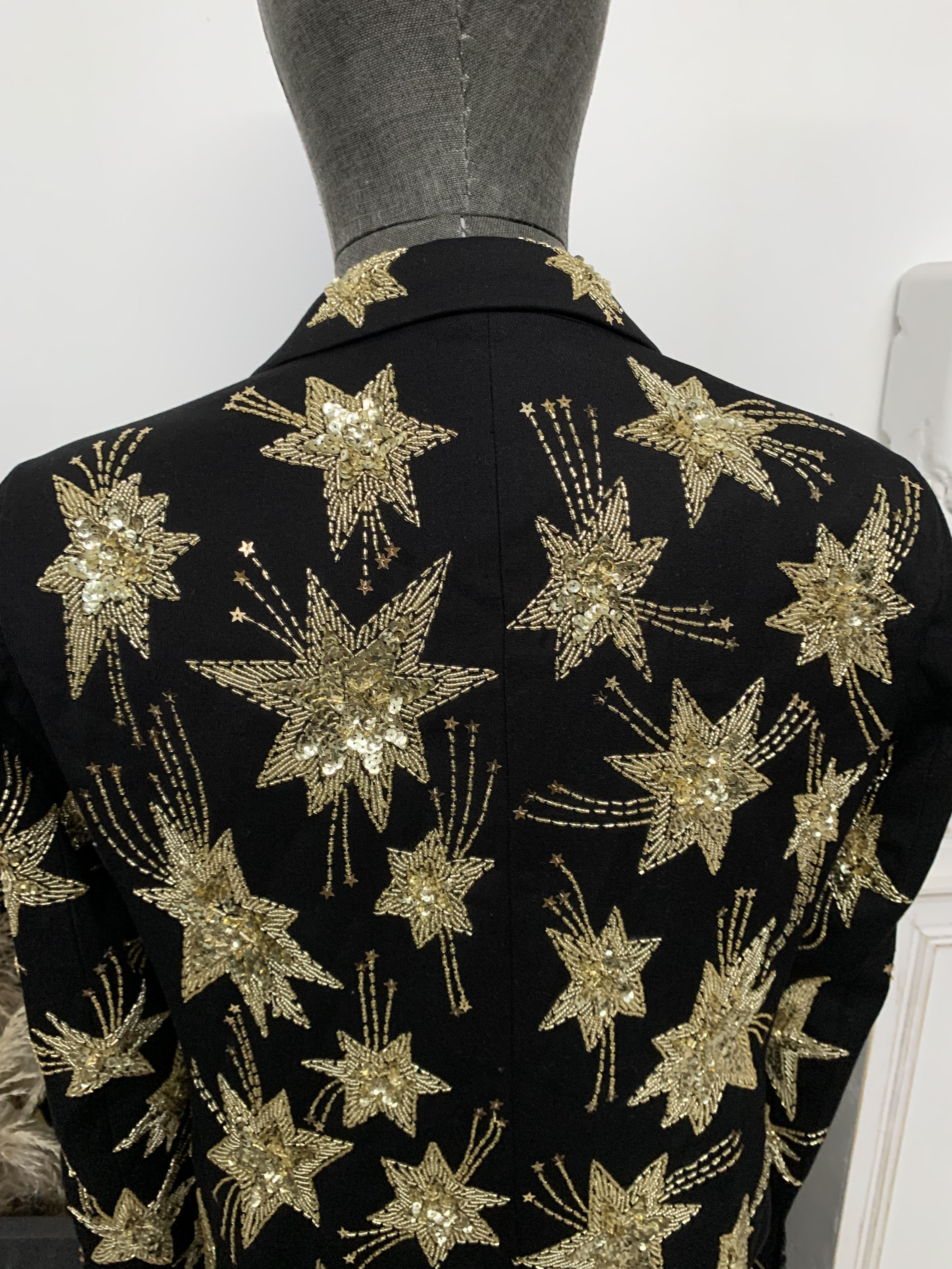 rokkihuslp风格欧美法式宫廷风烟烟花星星休闲西服