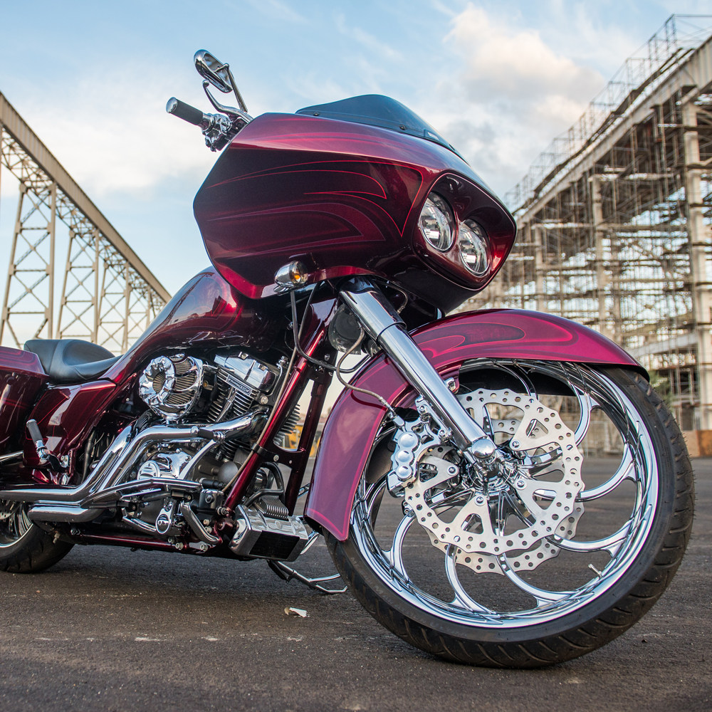 现货阿伦奈斯an17年前哈雷滑翔路王用左边刹车其他摩托车用品