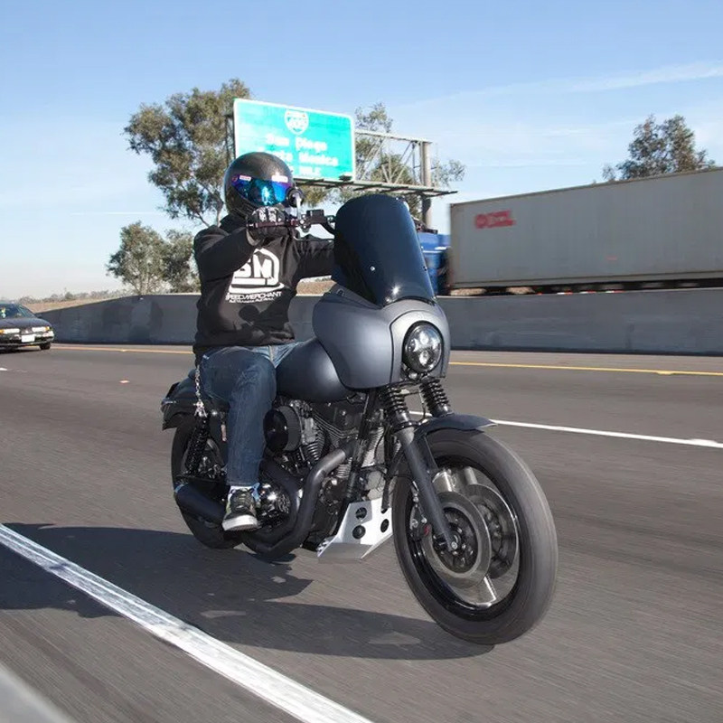 新款哈雷街霸路威改装ds风格底部装甲护板其他摩托车用品