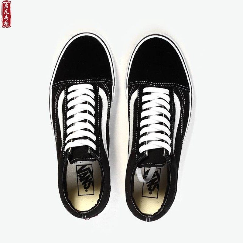 现货启凡vans范斯经典黑白低帮os男女女鞋板鞋