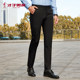 Talented men's casual pants autumn and winter new men's business trousers Slim straight stretch and velvet thickened western pants Talented men's casual pants autumn and winter new men's business trousers Slim straight stretch and velvet thickened western pants