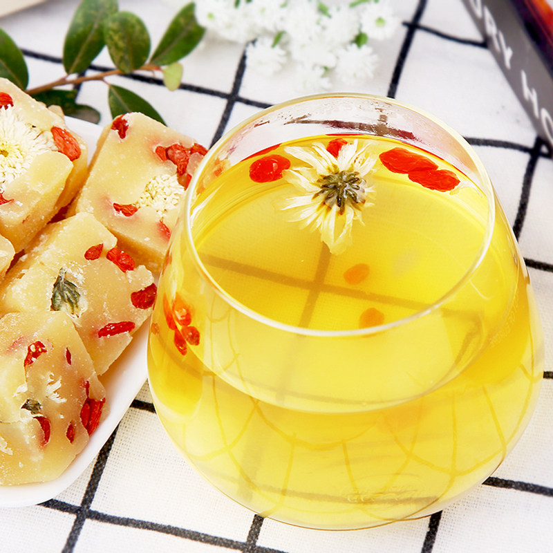 花茶枸杞菊花蜂蜜冰糖冲泡饮品养生传统冲饮养生茶