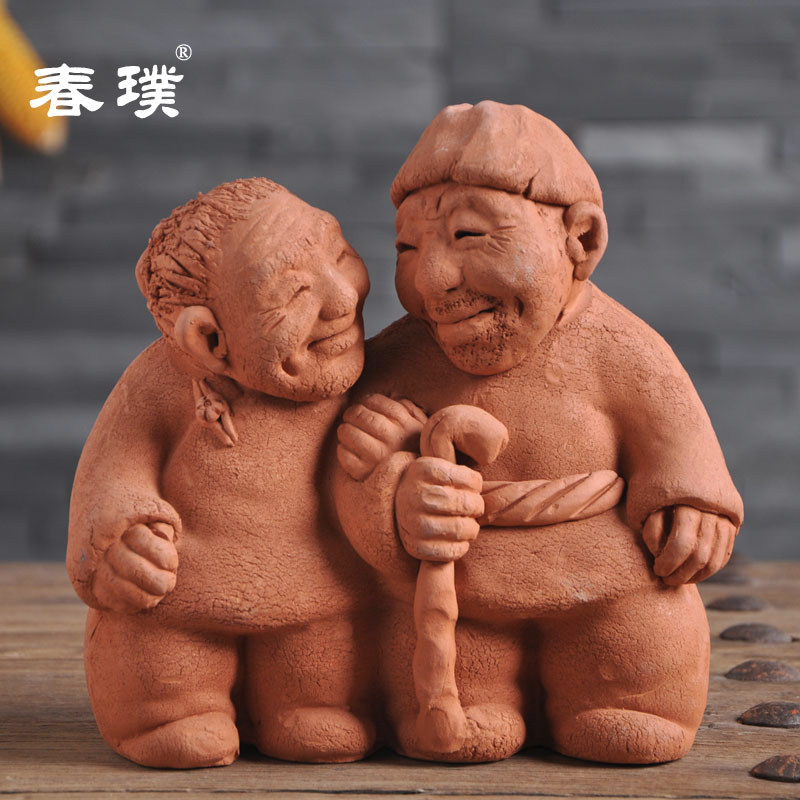 陶人泥塑手工手工艺艺术工艺品中国名师马若特传统摆件