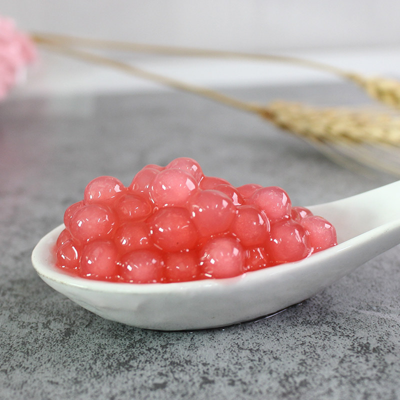 珍珠天源粉圆樱花真空真空包包装900g波霸奶茶珍珠奶茶粉