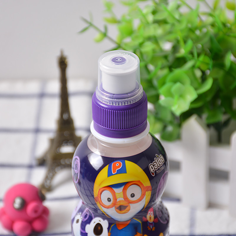 韩国食品进口啵乐乐乳酸菌蓝莓味饮料宝露露水果味儿童饮料235ml