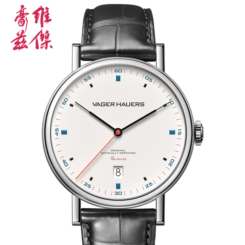 维杰豪兹正品新款男士手表男机械表全自动时尚简约镂空防水男表