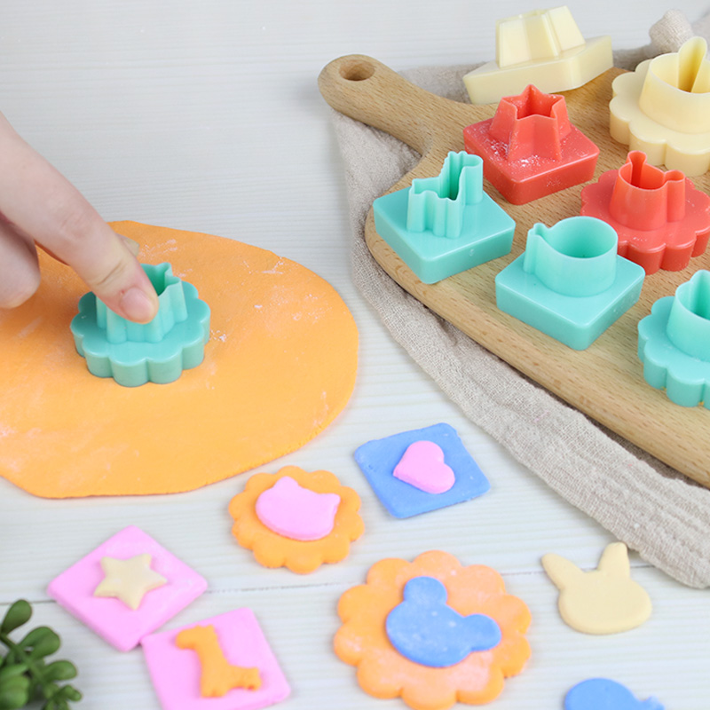 卡通包馒头花样点心模具宝宝辅食圣诞节蒸馒头模具铝合金烘焙工具