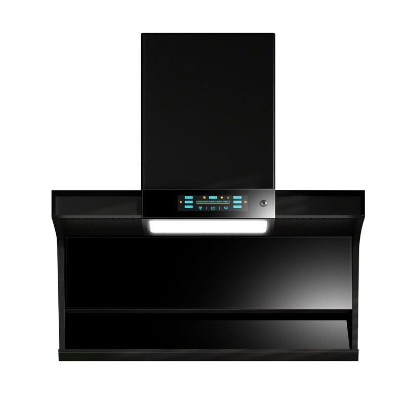 欧派派高字型抽油烟机家用厨房大吸力油烟机煤气灶套餐油烟机