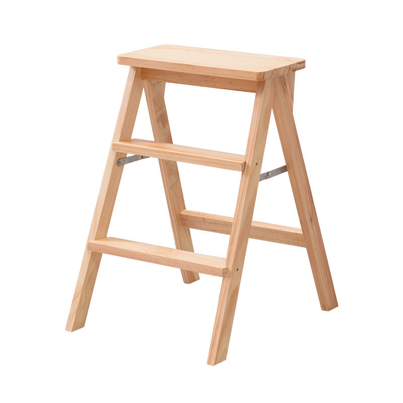 折叠凳子家用厨房高凳子实木省空间多功能便携梯凳折叠高椅子板凳