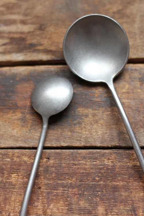 复古磨砂做旧不锈钢水果餐叉饭勺西餐餐刀茶匙西餐餐具套装