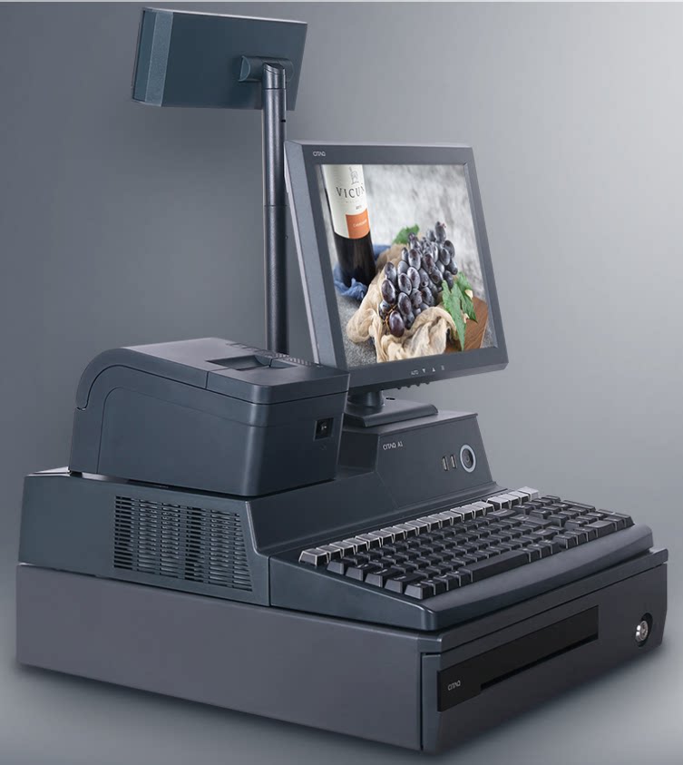 包邮全新正品川田a1一体机超市收银机商用收款机收款机