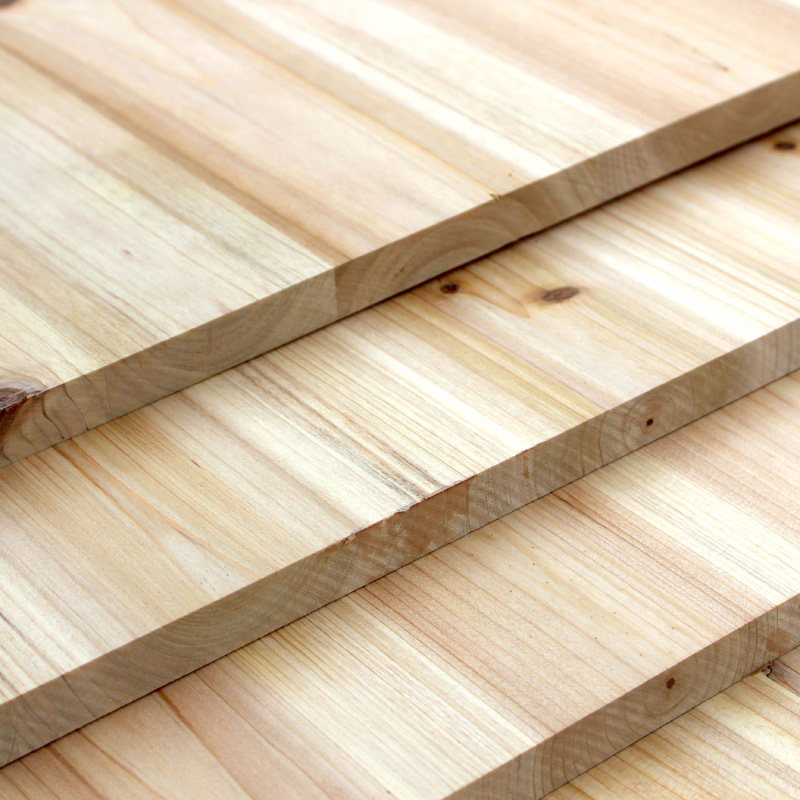 声旺e0级17mm香杉木直拼板指接板集成材实木衣柜书柜橱柜家具板材