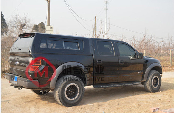 猛禽后箱盖福特f150高盖货箱盖平顶盖带推拉窗新款猛禽皮卡改装