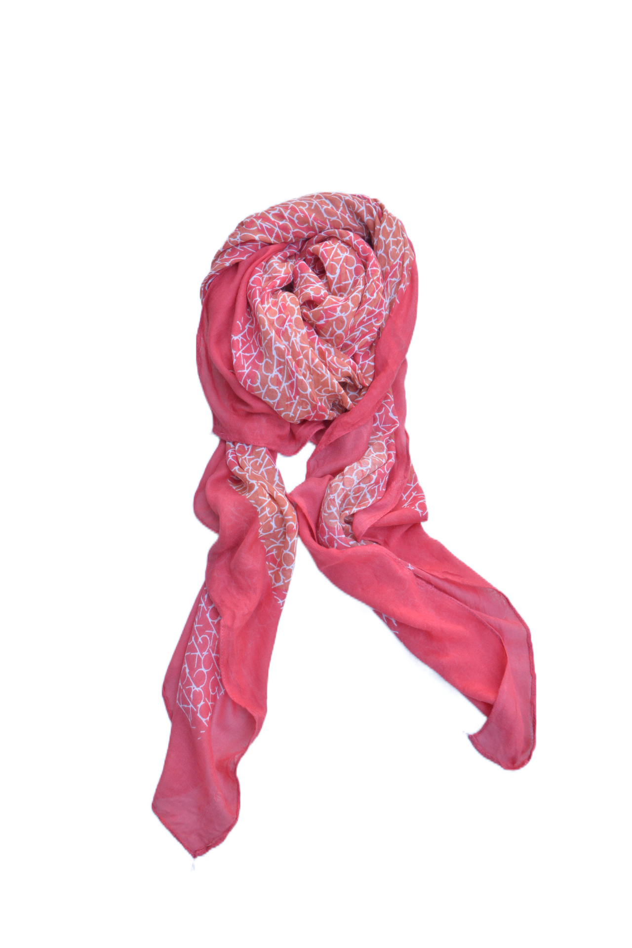 ck女装围巾欧美风字母印花丝巾方巾围巾