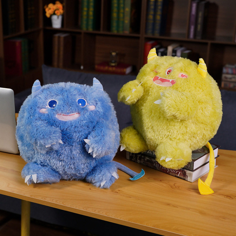 独眼怪兽公仔怪物电力公司同款抱枕大眼娃娃毛绒布艺类玩具
