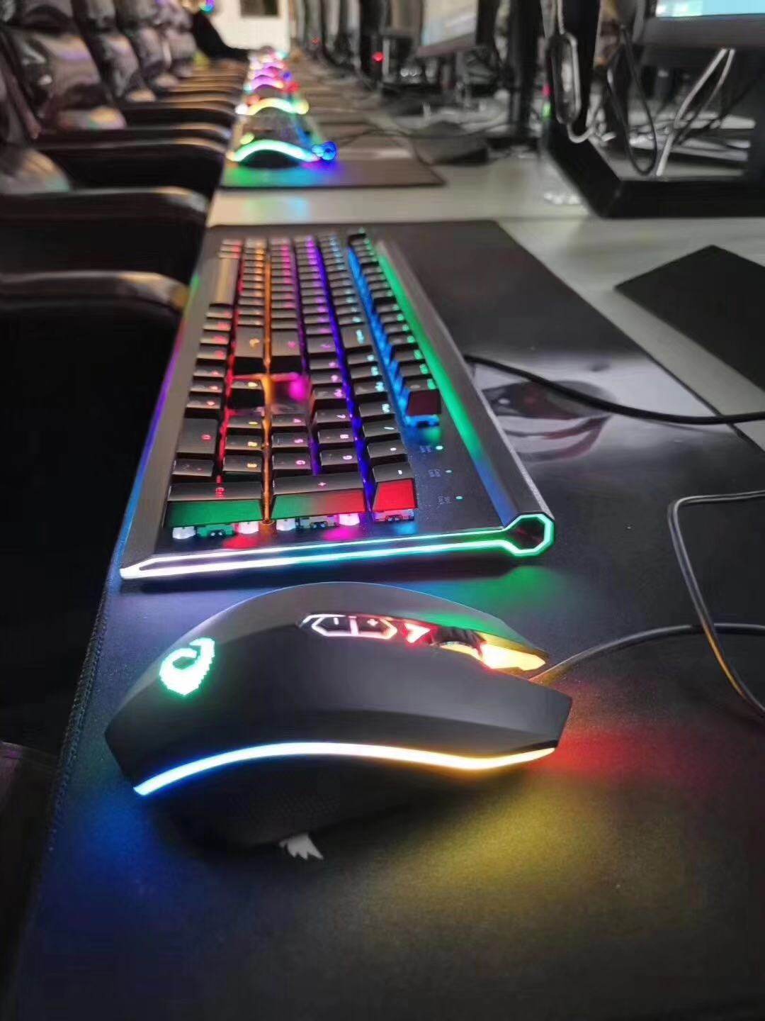 机械键盘达尔优牧马人ck560红外插拔防水防尘游戏键盘