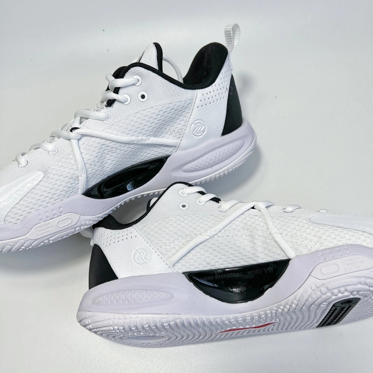 lining李宁闪击8td支撑稳定防滑透气耐磨实战低帮篮球鞋abps003