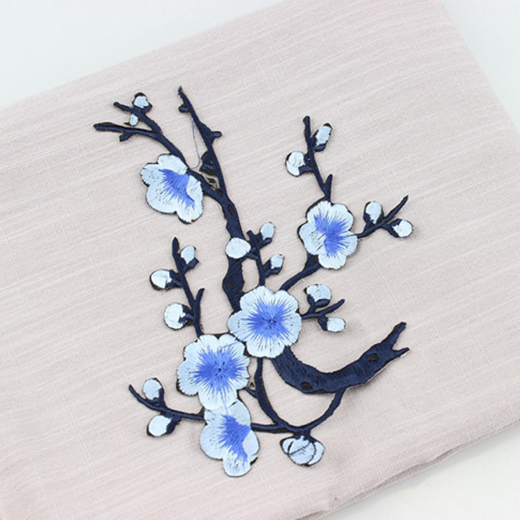 背胶表演cos汉服古装补丁古风小梅贴花布贴花布贴