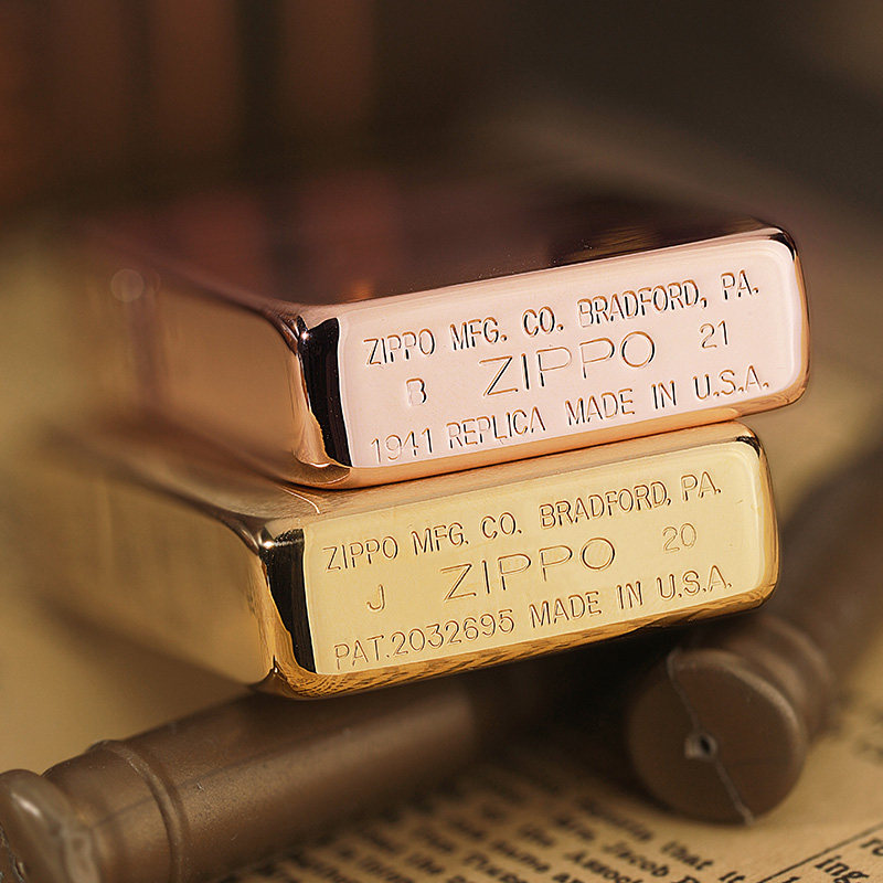 芝宝zippo打火机官方旗舰正品经典1941b复刻商标zippo