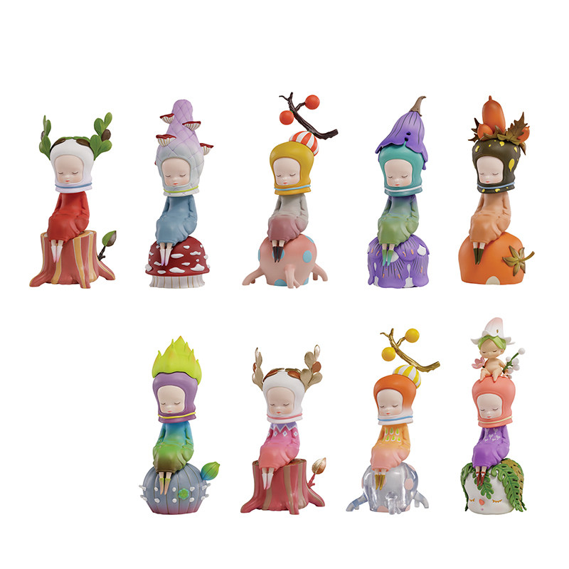 刘远谷系列治愈少女手办刻版复刻盲盒森林安眠潮玩盲盒