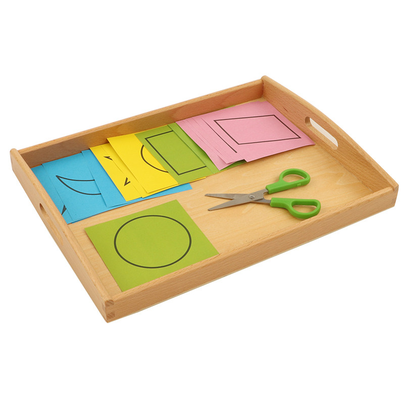 蒙氏日常日常生活生活区教具木制剪工盒工作蒙特梭利其它早教玩具类