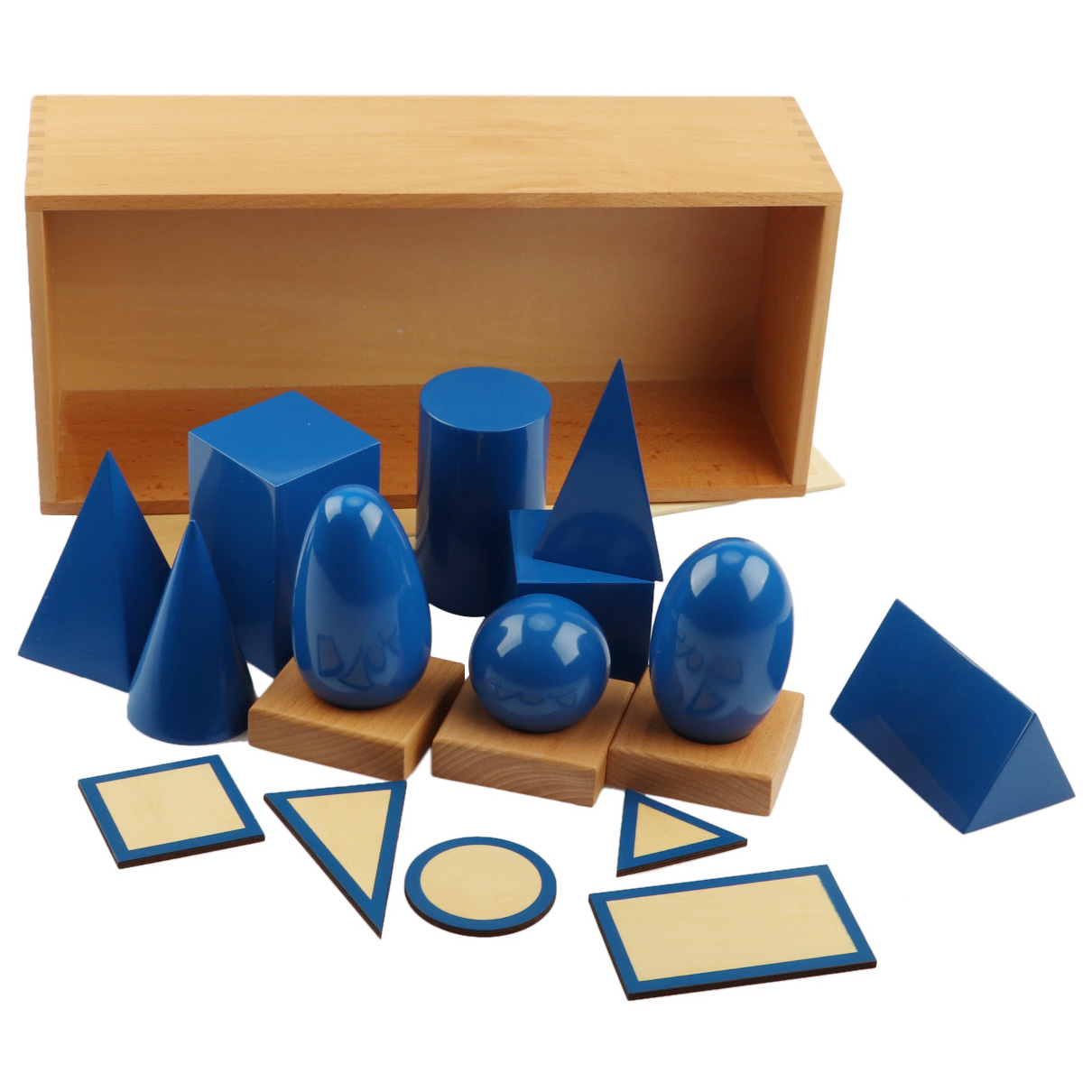 高端教具几何立体蒙特蒙台梭利感官益智早教教具