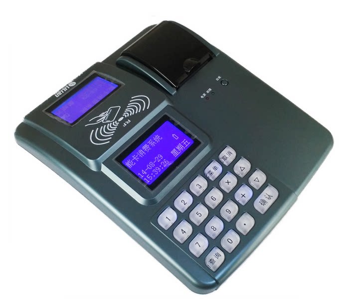 利联l998t食堂刷卡机ic会员打卡机食堂计次消费机学校食堂售饭机