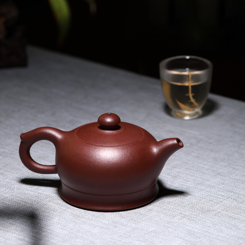 御壶茗香紫砂壶宜兴名家纯全手工正宗原矿朱砂玉露茶壶