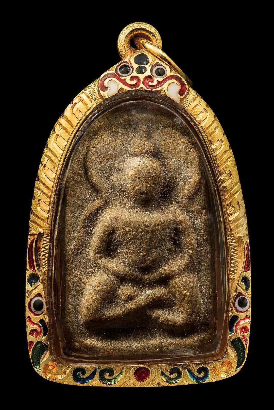 泰国佛牌真品 龙婆boon2459 能弯颂扣佛 富贵佛 招财助赌运助贵人