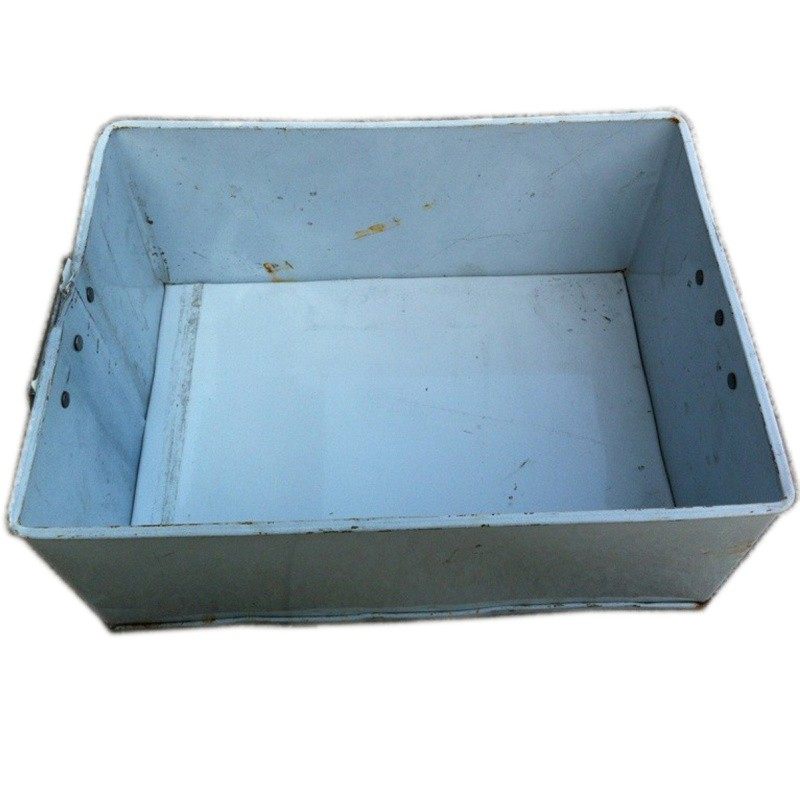 箱子大号白铁皮工业用周转工具箱五金铁箱长方形无盖五金工具箱