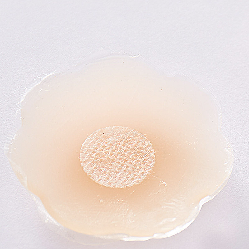 肤色花瓣型 硅胶乳贴 食品级牙胶原材料 防露点 可清洗可重复使用