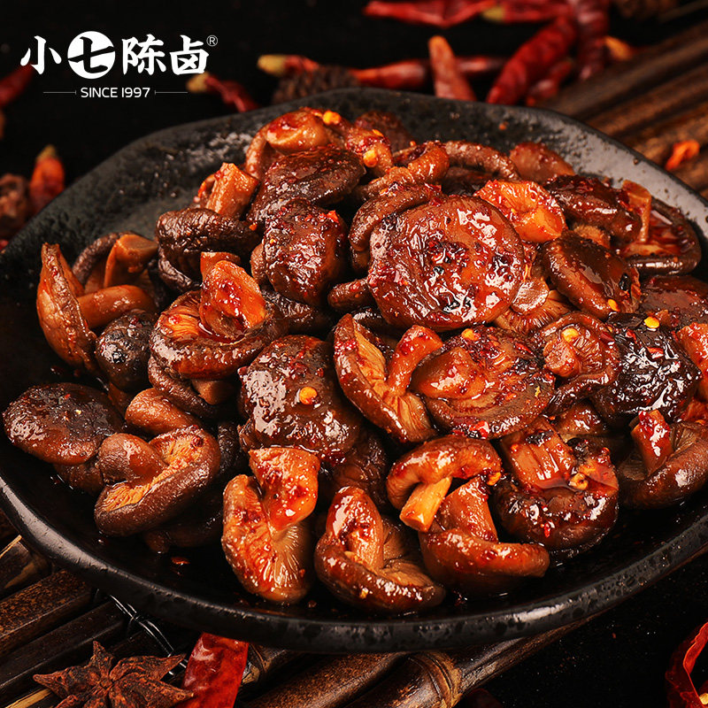 小七陈卤 香辣卤香菇魔鬼辣麻辣重庆特产零食卤味美食小吃