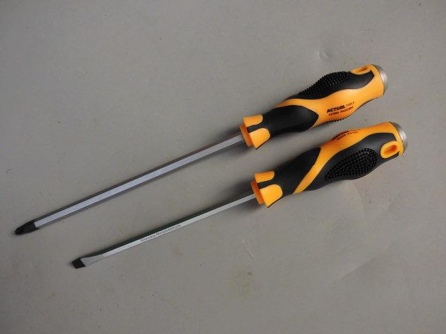 上海安信冲击螺丝刀一字十字敲击螺丝批穿心胶柄冲击螺丝批