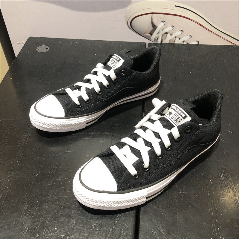 converse匡威新款allstar黑白经典女子低帮透气板鞋