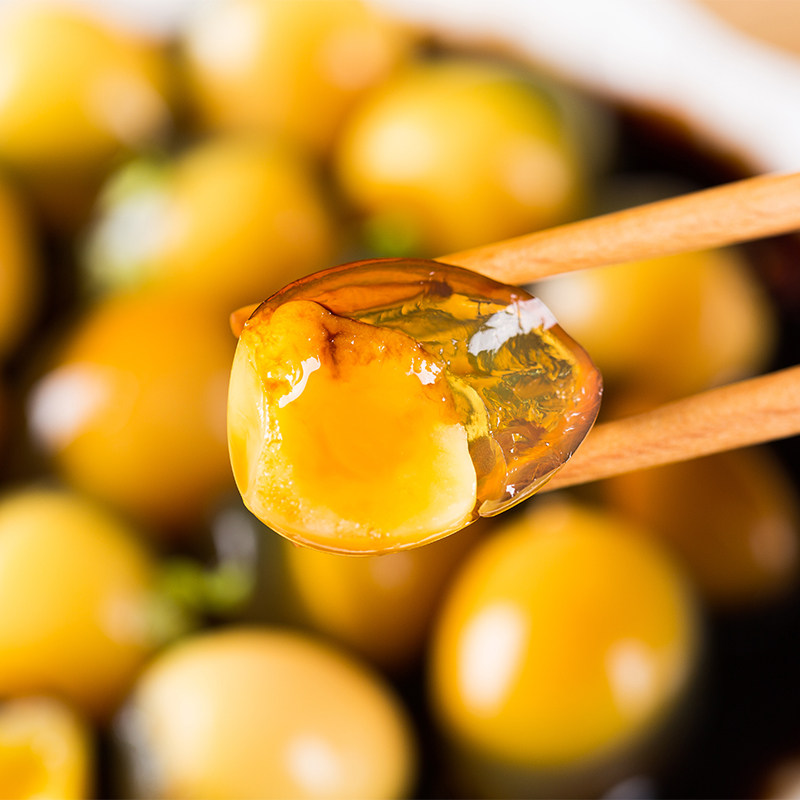 五香黄心鹌鹑蛋皮蛋80枚河南特产溏心变蛋无铅珍珠小皮蛋松花皮蛋