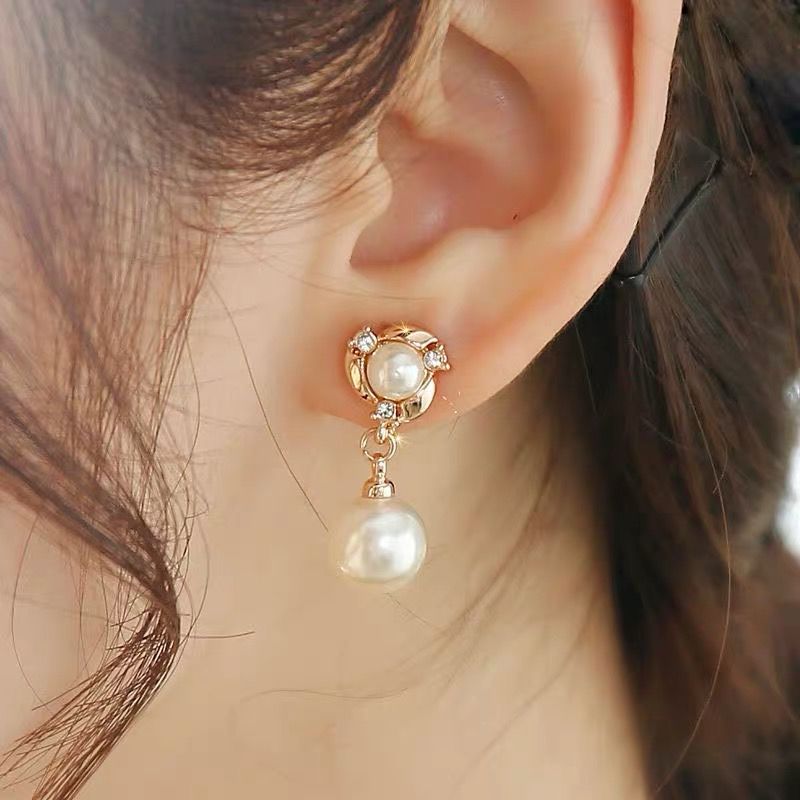 高级耳环结婚礼结婚旗袍洞可无耳耳夹无洞耳钉耳环