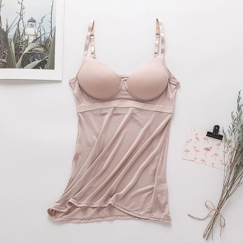 真丝肩带抹胸桑蚕蚕丝大码针织裹胸打底长款抹胸